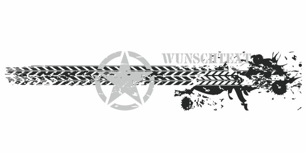 Aufkleber Army Stern USA