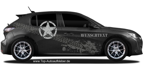 Aufkleber Army Stern USA