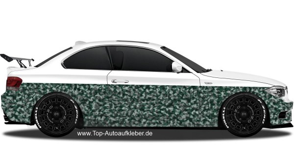 Autoaufkleber im Camouflage Design
