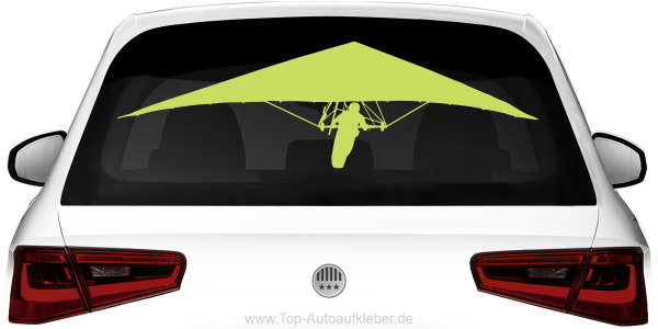 Preview: Aufkleber Drachenflieger Autoheck