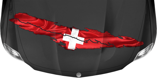 Preview: Aufkleber Fahne der Schweiz Preview: Aufkleber Fahne der Schweiz