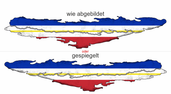 Preview: Aufkleber Fahne von Mecklenburg-Vorpommern Preview: Aufkleber Fahne von Mecklenburg-Vorpommern