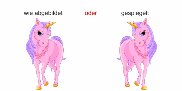 Aufkleber Niedliches Einhorn
