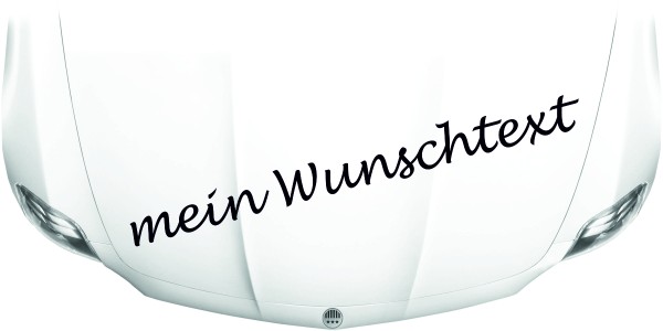 Preview: Aufkleber fürs Auto Wunschtext Nr. 7