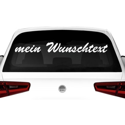 Preview: Aufkleber fürs Auto Wunschtext Nr. 8