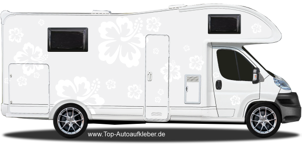 Preview: Aufkleber Hibiskus Blüten | Frei platzierbares Blumen Set Preview: Aufkleber Hibiskus Blüten | Frei platzierbares Blumen Set