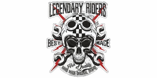 Preview: Haubenaufkleber Legendary Riders Preview: Haubenaufkleber Legendary Riders