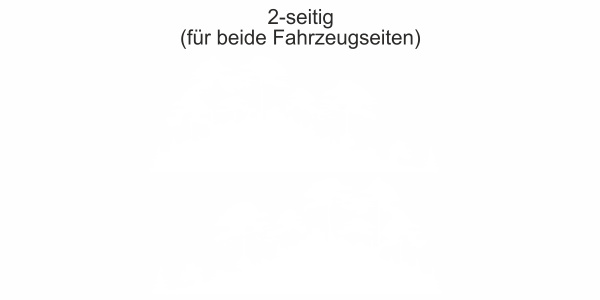 Camping Aufkleber Mediterran | Set für beide Fahrzeugseiten