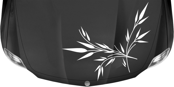 Preview: Aufkleber Motorhaube Bambusgras Preview: Aufkleber Motorhaube Bambusgras