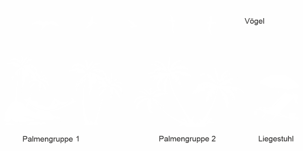 Preview: Wohnmobil Aufkleber Sommerfeeling am Strand