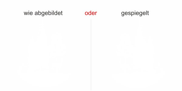 Preview: Wohnmobilaufkleber Hirsch im Wald