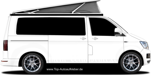 Preview: Aufkleber Wunschtext 16 | Set für beide Fahrzeugseiten