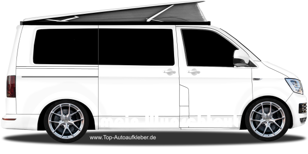 Preview: Aufkleber Wunschtext 19 | Set für beide Fahrzeugseiten