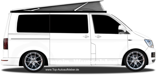 Preview: Aufkleber Wunschtext 27 | Set für beide Fahrzeugseiten