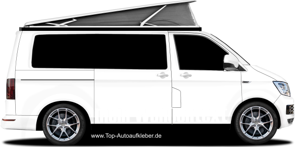 Preview: Aufkleber Wunschtext 28 | Set für beide Fahrzeugseiten