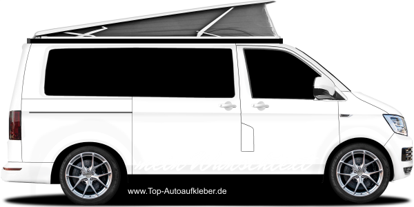 Preview: Aufkleber Wunschtext 7 | Set für beide Fahrzeugseiten