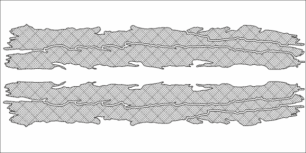 Preview: Auto Klebefolie Gitter Design | Set für beide Fahrzeugseiten