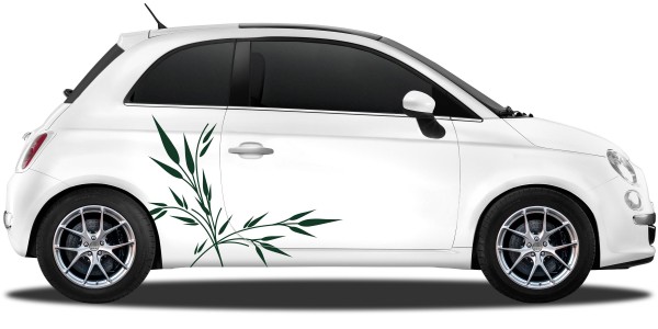 Preview: Autoaufkleber Bambus | Set für beide Fahrzeugseiten Preview: Autoaufkleber Bambus | Set für beide Fahrzeugseiten