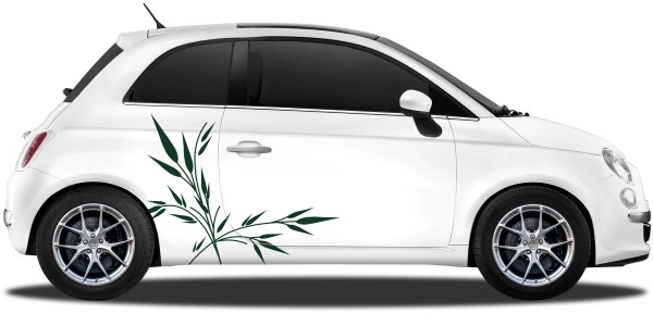 Autoaufkleber Bambus | Set für beide Fahrzeugseiten