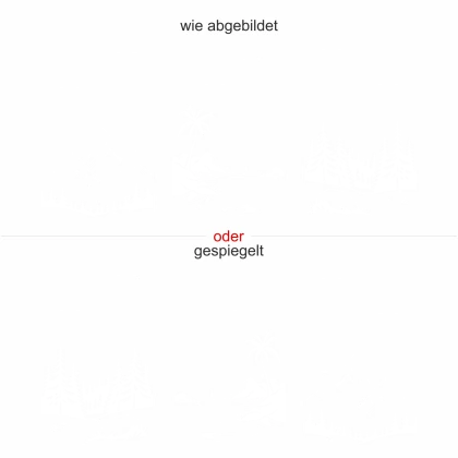 Autoaufkleber Berge und Meer