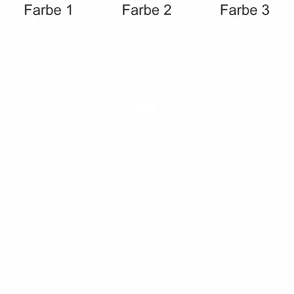 Autoaufkleber Buntes Rankenornament - Ansicht Farbauswahl