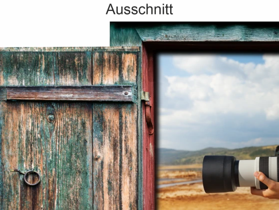 Autoaufkleber Eigenes Foto mit Fenster - Ansicht Ausschnitt