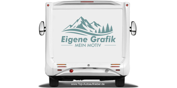Preview: Autoaufkleber Eigenes Motiv einfarbig