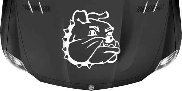 Preview: Autoaufkleber Englische Bulldogge