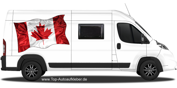 Preview: Autoaufkleber Fahne Kanadas | Set für beide Fahrzeugseiten
