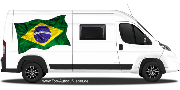 Preview: Autoaufkleber Fahne von Brasilien | Set für beide Fahrzeugseiten Preview: Autoaufkleber Fahne von Brasilien | Set für beide Fahrzeugseiten