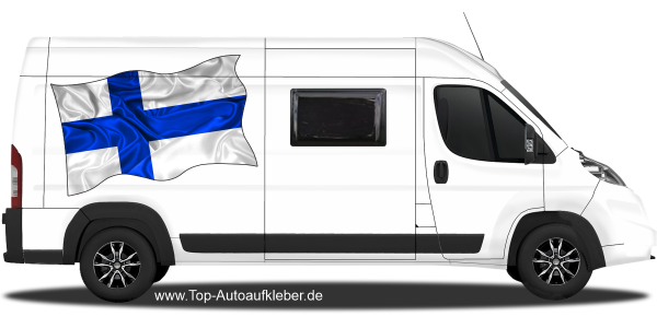 Preview: Autoaufkleber Fahne von Finnland | Set für beide Fahrzeugseiten Preview: Autoaufkleber Fahne von Finnland | Set für beide Fahrzeugseiten