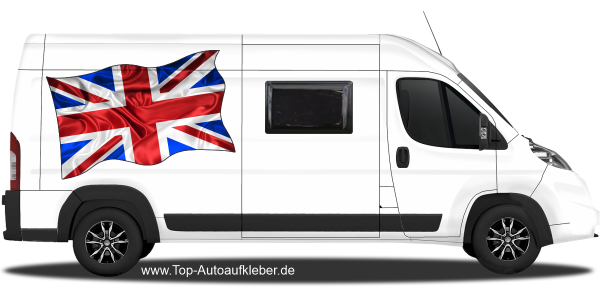 Preview: Autoaufkleber Fahne von Großbritannien | Set für beide Fahrzeugseiten