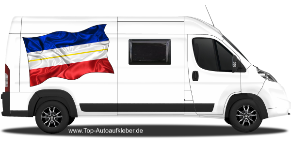 Preview: Autoaufkleber Fahne von Mecklenburg-Vorpommern | Set für beide Fahrzeugseiten Preview: Autoaufkleber Fahne von Mecklenburg-Vorpommern | Set für beide Fahrzeugseiten