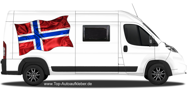 Preview: Autoaufkleber Fahne von Norwegen | Set für beide Fahrzeugseiten Preview: Autoaufkleber Fahne von Norwegen | Set für beide Fahrzeugseiten