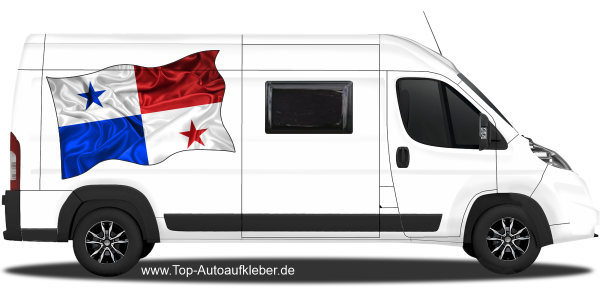 Preview: Autoaufkleber Fahne von Panama | Set für beide Fahrzeugseiten Preview: Autoaufkleber Fahne von Panama | Set für beide Fahrzeugseiten