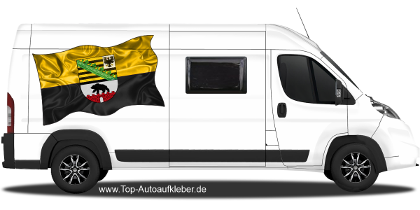 Preview: Autoaufkleber Fahne von Sachsen-Anhalt | Set für beide Fahrzeugseiten Preview: Autoaufkleber Fahne von Sachsen-Anhalt | Set für beide Fahrzeugseiten