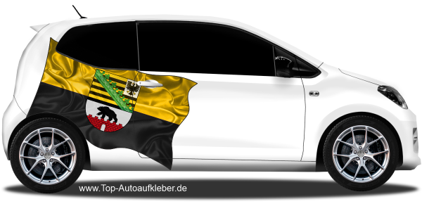 Preview: Autoaufkleber Fahne von Sachsen-Anhalt | Set für beide Fahrzeugseiten Preview: Autoaufkleber Fahne von Sachsen-Anhalt | Set für beide Fahrzeugseiten