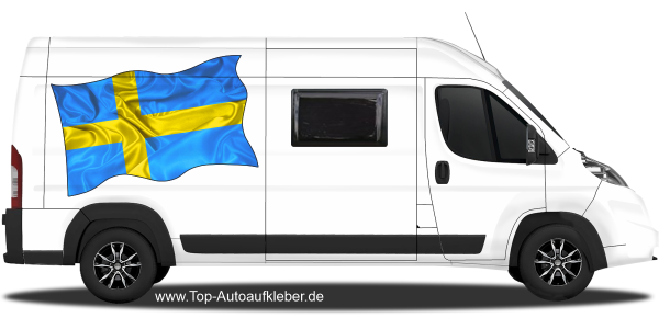 Preview: Autoaufkleber Fahne von Schweden | Set für beide Fahrzeugseiten Preview: Autoaufkleber Fahne von Schweden | Set für beide Fahrzeugseiten