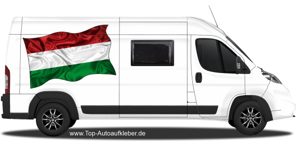 Preview: Autoaufkleber Fahne von Ungarn | Set für beide Fahrzeugseiten Preview: Autoaufkleber Fahne von Ungarn | Set für beide Fahrzeugseiten