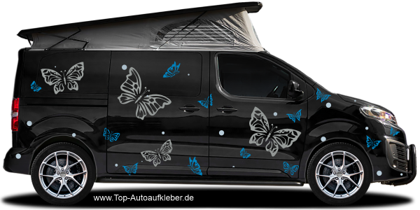 Preview: Autoaufkleber Falter Set Preview: Autoaufkleber Falter Set