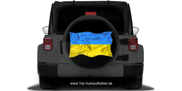 Preview: Autoaufkleber Flagge der Ukraine Preview: Autoaufkleber Flagge der Ukraine
