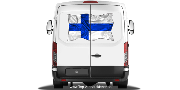 Preview: Autoaufkleber Flagge Finnlands Preview: Autoaufkleber Flagge Finnlands