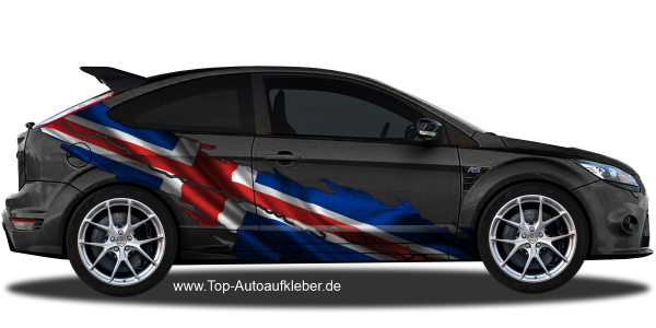 Preview: Autoaufkleber Flagge Island | Set für beide Fahrzeugseiten Preview: Autoaufkleber Flagge Island | Set für beide Fahrzeugseiten