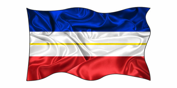 Preview: Autoaufkleber Flagge Mecklenburg-Vorpommerns Preview: Autoaufkleber Flagge Mecklenburg-Vorpommerns