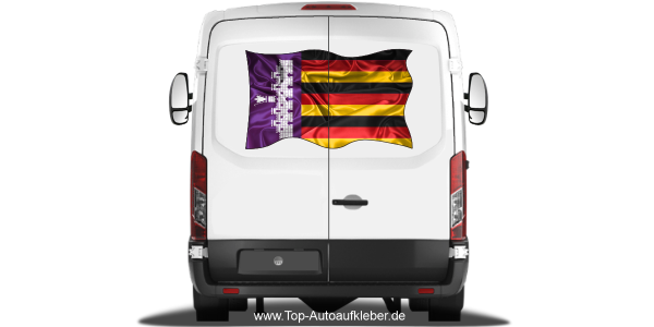 Preview: Autoaufkleber Flagge vom 17. Bundesland Preview: Autoaufkleber Flagge vom 17. Bundesland