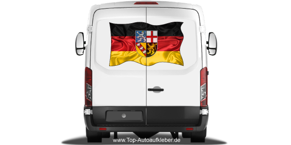 Preview: Autoaufkleber Flagge Saarland Preview: Autoaufkleber Flagge Saarland