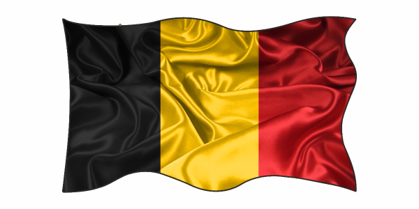 Preview: Autoaufkleber Flagge von Belgien