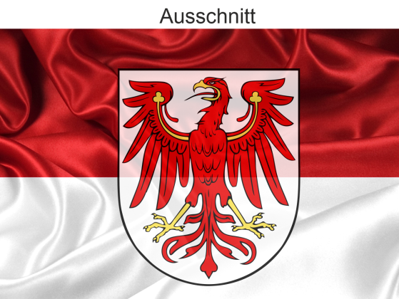 Preview: Autoaufkleber Flagge von Brandenburg Preview: Autoaufkleber Flagge von Brandenburg - Ansicht Ausschnitt