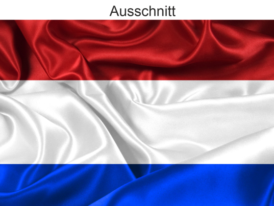 Preview: Autoaufkleber Flagge von den Niederlanden - Ansicht Ausschnitt