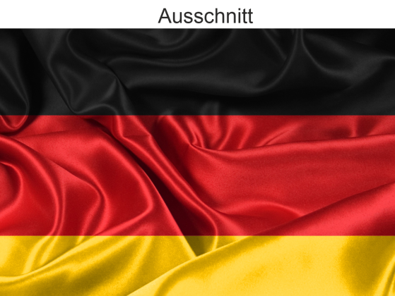 Preview: Autoaufkleber Flagge von Deutschland- Ansicht Ausschnitt